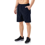 1 x RAW Customer Returns Men s sports shorts, quick-drying sports trousers, lightweight with zip pocket navy, EU-XL US-L  - RRP €23.53