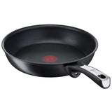 1 x RAW Customer Returns Tefal G25908 Unlimited On frying pan 32 cm with scratch-resistant titanium non-stick coating Thermo-Signal PFOA-free suitable for all types of stoves, including induction stoves black - RRP €74.52