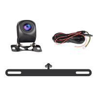 1 x RAW Customer Returns AHD Rear View Camera Compatible with YZKONG Radios, Night Vision Waterprof Rear View Camera with License Plate Mounting Frame - RRP €19.99