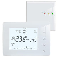 1 x RAW Customer Returns Beok Smart Thermostat for Gas Boilers, RF and WiFi Controlled Thermostats, Wireless Programmable Heating Thermostat, Compatible with Alexa Voice Control, BOT306RF-WIFI - RRP €78.68