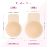 1 x Brand New CARER SPARK Silicone Adhesive Bra, Strapless Bra Invisible Backless Bra Reusable Nipple Pads Self-Adhesive Bra for Wedding Dress and Party Dress-10CM - RRP €27.6