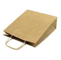 1 x RAW Customer Returns AllBags Pack of 50 brown paper bags with handle - 24 x 32 x 10 cm, paper carrier bag with cord handle, gift bags, kraft paper bag, DIY Advent calendar kraft paper bags large 50 pieces  - RRP €20.17