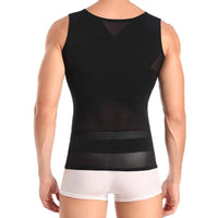 1 x RAW Customer Returns Derssity Men s Compression T-Shirt Slimming Underwear Slimming Underwear Flat Belly Shirt Breathable Sports Base Layer Quick Drying Top Black 041,XXL  - RRP €24.58