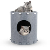 2 x Brand New Cola Bucket Playpen for Pets 41x41x42cm - Foldable Puppy Run Waterproof Cat Enclosure, Pets Run for Dogs Cats Small Animals Gray  - RRP €40.8