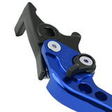 1 x RAW Customer Returns Keenso Double Disc Brake Lever, Aluminum Alloy Motorcycle Clutch Lever Levers Blue Quad Right Brake Lever - RRP €34.69