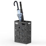 1 x RAW Customer Returns Mango Steam Umbrella Stand, Raining Cats, Black - RRP €24.98