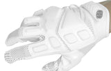 1 x RAW Customer Returns Seibertron GARG 2.0 Gel Filled Patented Anti-Impact Ultra-Stick Football Sports Receiver Gloves Adult White L - RRP €35.28