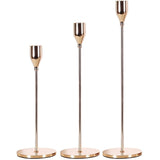 25 x Brand New Rose gold candle holder set of 3 matt candle holder for tapered candles candle holder set for Christmas New Year s Eve wedding dining table centerpiece decoration - RRP €315.0