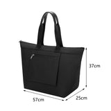 1 x Brand New FARMARK Large Shoulder Bag for Women and Men, Women s Shoulder Bags, Waterproof, for Gym, Hiking, Picnic, Travel, Beach and Daily Use. Black  - RRP €58.8