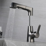 1 x RAW Customer Returns Kitchen faucet extendable, high pressure kitchen faucet with shower 360 rotatable kitchen faucet extendable with shower 2 water jet types, 60cm hose, G3 8 connection kitchen faucet - RRP €45.4