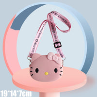 1 x Brand New YGCHEN Cat Crossbody Bag Kawaii Silicone Handbag Children s Handbag Cartoon Girls Bags Cats Shoulder Bag Purse for Girls Children Women - RRP €60.0