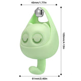 1 x Brand New HZSprance Creative Cute Wink Cat Wall Hook, Kawaii Room Decor Creative Coat Hook, Dorm Decor Hook for Coat, Scarf, Hat, Towel, Key, Bag 2 PCS Green, Purple  - RRP €24.0