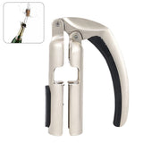 1 x RAW Customer Returns Champagne Bottle Opener Zinc Alloy Corkscrew Champagne Corkscrew Professional Best Kitchen Champagne Champagne Bottle Lover Waiter Corkscrew Size Opener and Stopper  - RRP €20.99