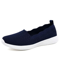 1 x RAW Customer Returns Puxowe Women s Slip On Sneakers Lightweight Breathable Sports Shoes Sneakers Comfortable Casual Shoes Walking Shoes Outdoor Fitness 36.5 EU Navy - RRP €47.99