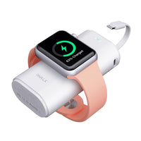 1 x RAW Customer Returns iWALK charging station Apple Watch, iPhone, 3 in 1 portable charger, 9000mAh power bank with cable for iPhone 14 13 12 11 cable, USB-C charging port, compatible for iPhone 15 14 13 12 11 XS XR X 8 7 6 - RRP €25.56