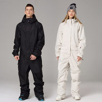 1 x RAW Customer Returns HOTIAN Men s and Women s Ski Suit One-Piece Ski Suit, Waterproof Outdoor Winter Suits Snowboard Jacket, for Outdoor Work Skiing Fishing Riding - RRP €169.09