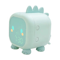 1 x RAW Customer Returns Gobesty Children s Alarm Clock, Children s Alarm Clock Girls, Children s Digital Alarm Clock with Night Light, Bedroom Snooze Function, Children s Day Gift, for Children Girls Boys Green  - RRP €23.18