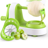 1 x RAW Customer Returns Apple Peeler Multifunction Fruit Peeler Vegetable Fruit Peeler Pear Potato Slices Movement Peeling Machine Quick Manual Adjustment with 8 Blades Cutter - RRP €20.16