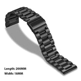 1 x RAW Customer Returns SUNDAREE Compatible with Garmin Venu 3S Venu 2S V voactive 4S V voactive 3S Vivomove 3S Forerunner 265S 255S,18MM Black Men s Metal Bracelet Stainless Steel Watch Strap Metal Watch Band - RRP €19.99