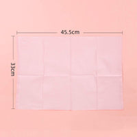 1 x RAW Customer Returns ATOMUS 20Pcs Disposable Leakproof Clean Tablecloths Waterproof Mat Under Carpet Beauty Salon Tattoo Pad Sheet Pink  - RRP €7.9