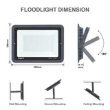 1 x RAW Customer Returns Paideste 150W Outdoor LED Floodlights, 15000 Lumen Outdoor LED Spotlight, Warm White 3000K Lightweight Fashion Floodlight, Waterproof IP65 Safety Light Lamp for Garden, Courtyard, Garage, Corridor - RRP €41.36