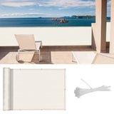 1 x RAW Customer Returns LOVE STORY Balcony Privacy Screen Balcony Divider and Protective Screens HDPE 0.8 X 4 m for Outdoor Garden Balcony, Beige - RRP €16.22