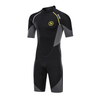 1 x RAW Customer Returns ZCCO Men s Wetsuits 1.5 3mm Premium Neoprene Back Zip Short Sleeve Diving Suit for Spearfishing Snorkeling Surfing Canoeing Wetsuits 3mm, XXL  - RRP €48.99