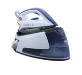 1 x RAW Customer Returns Hoover IronVision PMP2400 011 Iron with Boiler, Ceramic Plate, Steam Function, Steam Boost 90 g min, Tank Capacity 1.5 Liters, Anti-scale, Power 2400 W, 4.5 BAR, Blue - RRP €99.98