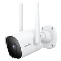 1 x RAW Customer Returns wansview surveillance camera outdoor WLAN - 2K WLAN camera outdoor, WiFi camera with data protection area, two-way audio, SD card slot, RTSP, remote access Y1 white  - RRP €34.99