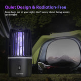 1 x RAW Customer Returns Electric insect killer, 2 in 1 electric mosquito lamp, insect trap, mosquito killer with UV lamp, electric mosquito trap, mosquito killer for bedroom, camping, garden, indoor and outdoor - RRP €31.25