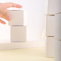 1 x RAW Customer Returns AB Max White Cardboard Gift Boxes - Small Boxes with Lids 5 x 5 x 5 cm White Cardboard Paper Gift Box for Ring Necklace Earring Small Jewelry Parties Wedding Holidays Pack of 12 - RRP €6.98