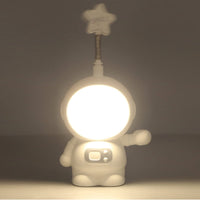 8 x Brand New Yeeteesy LED Astronaut Night Light, Spaceman Figure Dimmable Table Lamp, Astronaut Craft Table Lamp Ornament White  - RRP €51.04