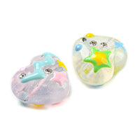 1 x Brand New DanLingJewelry 50pcs Random 18mm Acrylic Star Beads Colorful Bubblegum Beads with Enamel Painted for Bracelets and Necklaces - RRP €20.4