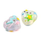 2 x Brand New DanLingJewelry 50pcs Random 18mm Acrylic Star Beads Colorful Bubblegum Beads with Enamel Painted for Bracelets and Necklaces - RRP €40.8