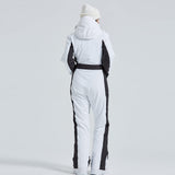 1 x RAW Customer Returns HOTIAN women s ski suit women s one-piece ski overalls winter warm snow skiing windproof waterproof outdoor snow overalls jumpsuit with hood thicken snowsuit ski suit white L - RRP €191.59