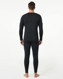 1 x RAW Customer Returns LAPASA men s inner fleece thermal underwear set, thermal undershirt thermal trousers, functional underwear M24, black extra warm , XL - RRP €35.28