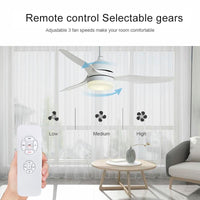 1 x RAW Customer Returns QIACHIP Universal Ceiling Fan Remote Control with 3 Speeds, Light Control and 4 Timers for Ceiling Fan Lamp 220V 230V for Home Office Bedroom - RRP €18.47