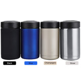 1 x RAW Customer Returns Garosa Stainless Steel Travel Mug Tea Strainer Bottle Stainless Steel Insulated Travel Mug Bottle Flask Coffee Mug Champagne  - RRP €19.87