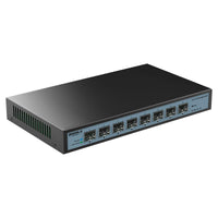 1 x RAW Customer Returns SODOLA 8-Port 10G Web Managed Switch with 8X10G SFP Ports, Link Aggregation QoS VLAN IGMP, Wall Mount, Fanless 10Gb Multi-Gig Network Switch - RRP €161.34