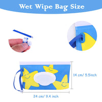 7 x Brand New SUNSK Wet Wipes Containers Wet Wipes Box Reusable Wet Wipes Bags 4 Pieces - RRP €159.6