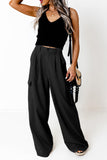 1 x RAW Customer Returns Byoauo Y2K Cargo Pants for Women High Waist Elegant Wide Leg Pants - RRP €34.27