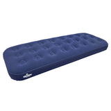 1 x RAW Customer Returns Milestone camping air mattress for one person, unisex, flocked 88010 - RRP €19.99