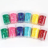 1 x Brand New Xshelley Glitter Shakers for Children Kid s Craft Activities,Arts Crafts Glitter,Card Making,Decorating,24 Assorted Colors - RRP €20.4