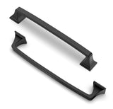 1 x RAW Customer Returns FURNIWARE 10 pieces cabinet handles black furniture handle hole spacing 160mm drawer handles kitchen handles furniture handles handles kitchen kitchen cabinets - RRP €33.99