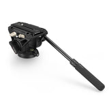 1 x RAW Customer Returns SMALLRIG Fluid Video Head with Plate and Flat Base, Tripod Fluid Head for Mirrorless and DSLR Video Cameras, Compatible with Gimbal Plate for DJI RS Series, DH-01-3985 - RRP €139.67