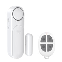 1 x RAW Customer Returns SECRUI door window alarm sensor with remote controls, door alarm window alarm 120 dB wireless home security alarm system window sensors - security technology burglar protection with magnetic sensor - RRP €24.0