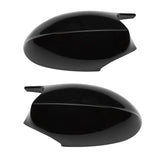 1 x RAW Customer Returns KASturbo rear view mirror cover caps suitable for E81 E87 E90 E91 E92 E93 LCI M3 Style 2005-2007 Left Right Black glossy - RRP €48.98