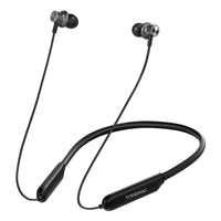 1 x RAW Customer Returns TONEMAC N8 Wireless Earbuds, IPX6 Sweatproof, Magnetic Neckband Headphones, 40 Hours Playtime, Enhanced Deep Bass Earbuds Bluetooth 5.3 Headphones for Phone Music Sport Black - RRP €25.99