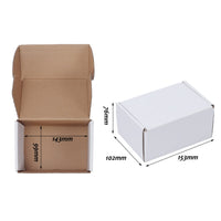 1 x RAW Customer Returns Giftgarden 25 pieces maxi letter box 153x102x76 MM white shipping box for book shipment small gift box package - RRP €19.99