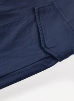 1 x RAW Customer Returns Elegancity Blue Cargo Pants Men Chinos 6 Pockets Jogging Pants with Elastic Waist XXL - RRP €38.99